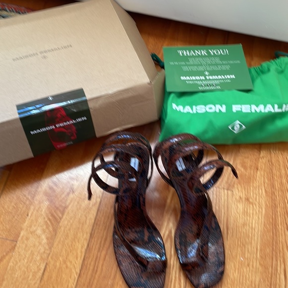 Maison Femalien wrap around sandals - Picture 5 of 6